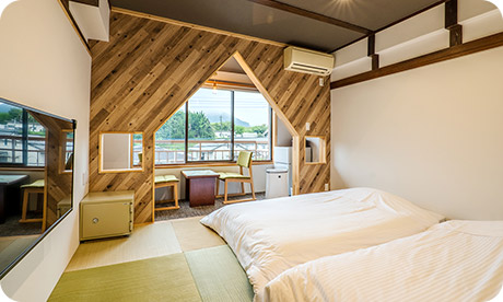 檜の内湯付き 和室ベッドルーム「富士」